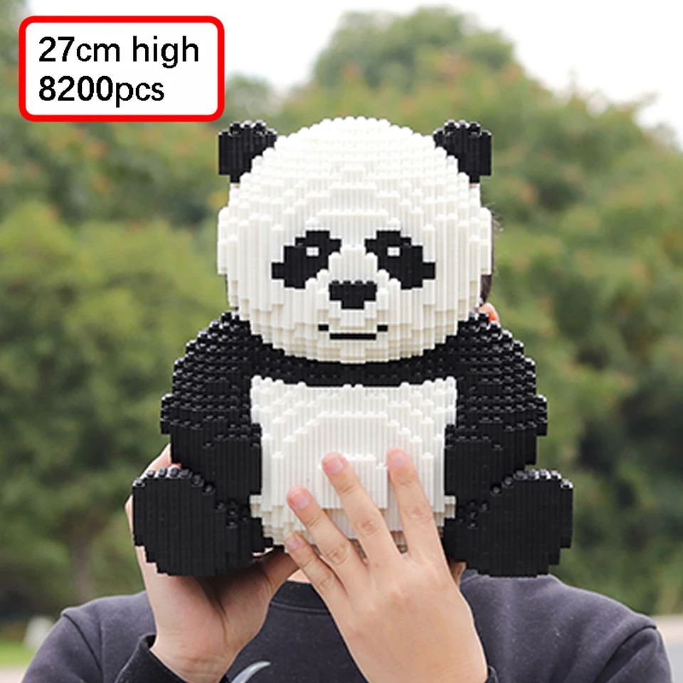 

Cute Animal Ideas Creator Expert Pet Panda Building Blocks 3D Model Kits Moc Modular Diamond Bricks Toys for Boy Children Gifts