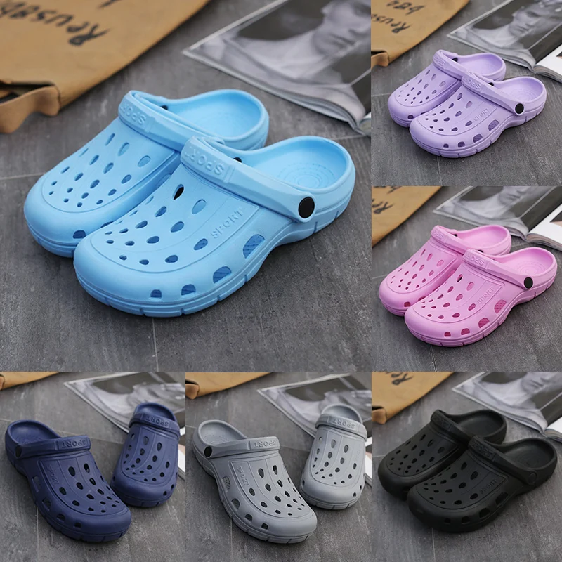 Сандалии с дырками Мужская обувь Женские сандалии сабо zapatos de hombre croc Туфли