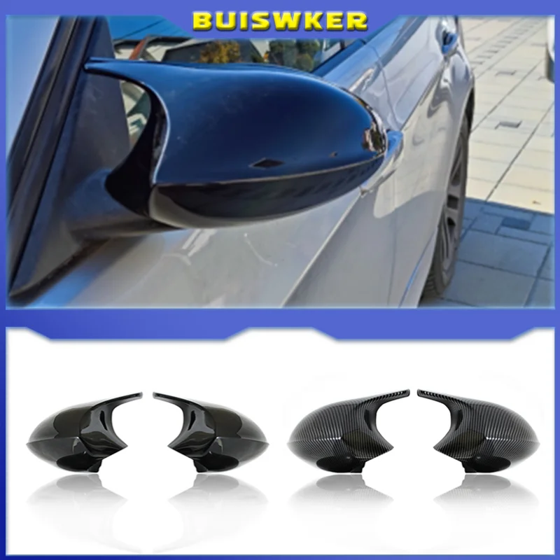 1 пара для BMW E87 E81 E82 E90 E91 E92 E93 боковой Чехол заднего вида отделка из АБС-карбона