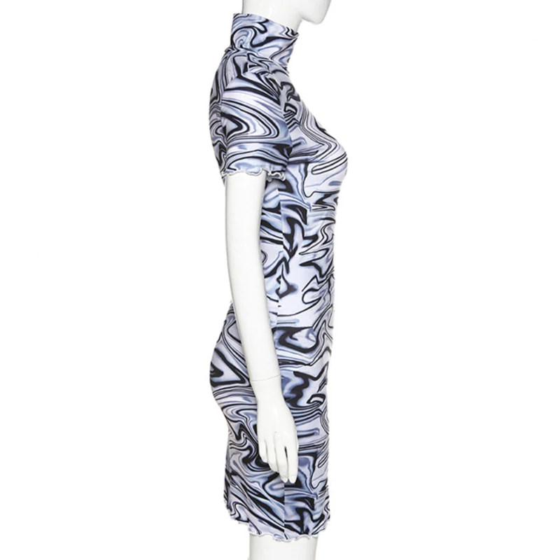 

Womens Dresses Short Sleeve Striped Party Crew Neck Bodycon Summer Beach Dress Sexy Beach Holiday Plus Size Party Dresses