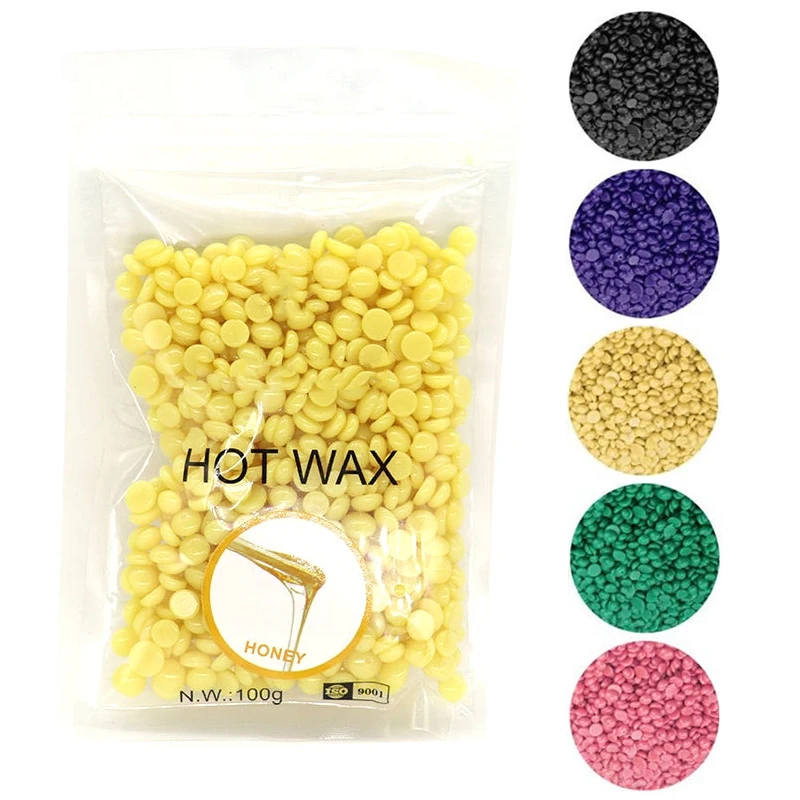 

100g/Pack Wax beans Depilatory Hot Film Wax Pellet Removing Bikini Face Hair Legs Arm Hair Removal Bean Unisex Beauty Body Tool