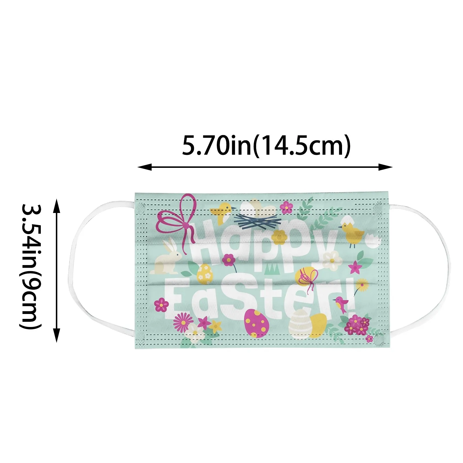 

10-100pcs Rabbit Children's Disposable Face Mask Print Easter Mouth Masks layers Facemask Mascarillas Mondmaskers Masque