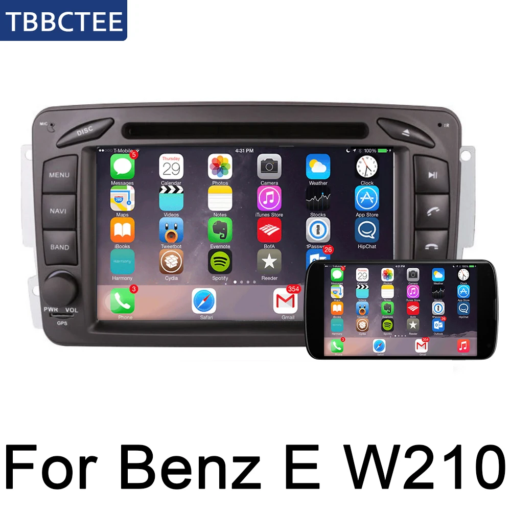 Автомобильный мультимедийный плеер для Mercedes Benz E W210 1998 ~ 2002 NTG GPS Android автомобильное