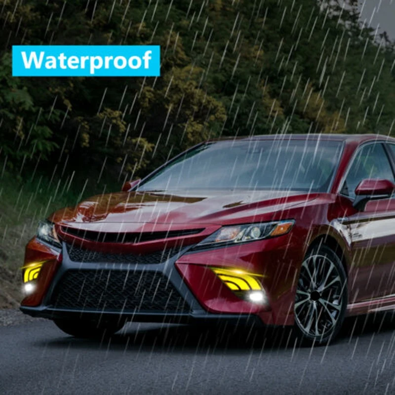 Автомобильный 3 Colue светодиодный DRL дневный ходовой светильник противотуманный +