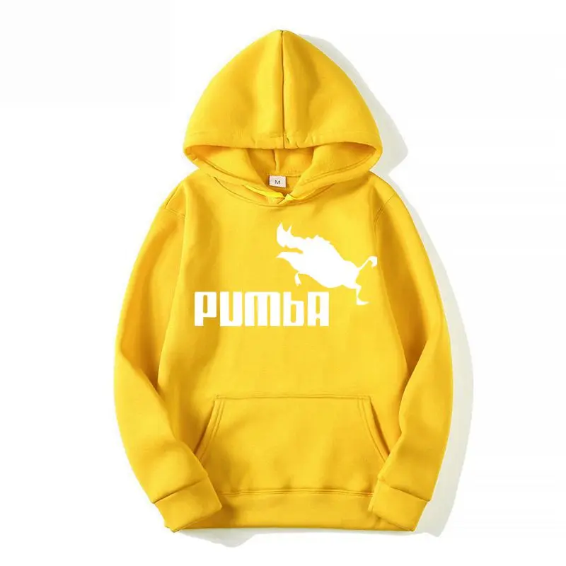 Горячие Забавные милые толстовки для мужчин и женщин Pumba толстовка модная повседневная Уличная крутая Милая толстовка с капюшоном для мужчин