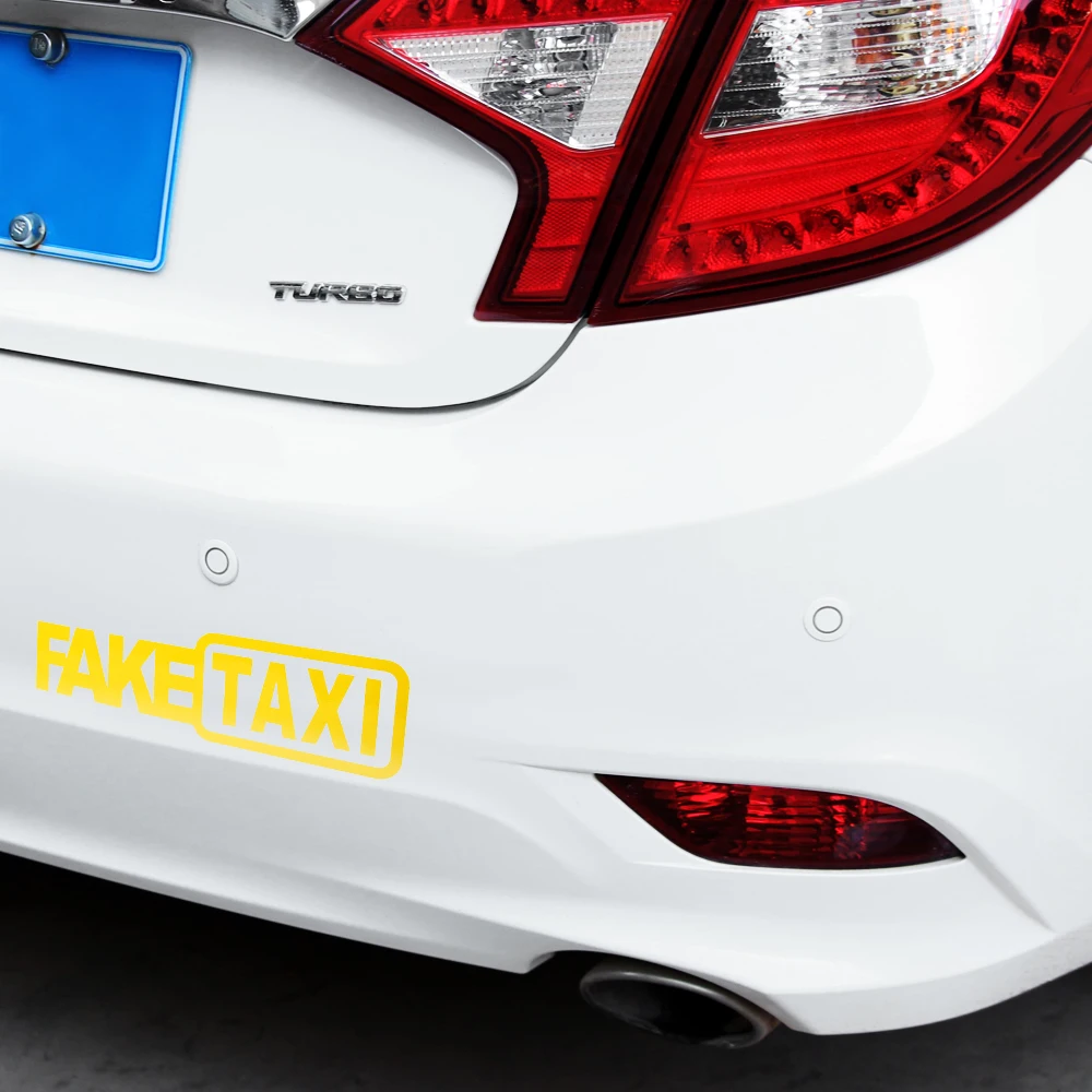 Поддельная наклейка на машину такси поддельный знак для забавная декор BMW E46 E39 E92