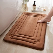 Memory Foam Bathroom Mat Carpets Geometric Bath Mat Toilet Rugs Non-slip Water Absorption Doormat For Bathroom Washable 50x80cm Memory Foam Bathroom Mat Carpets Geometric Bath Mat Toilet Rugs Non-slip Water Absorption Doormat For Bathroom Washable 50x80cm