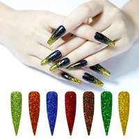 24 colors chameleon mirror laser nail glitter powders auroras effect nail art chrome pigment dust diy design decoration