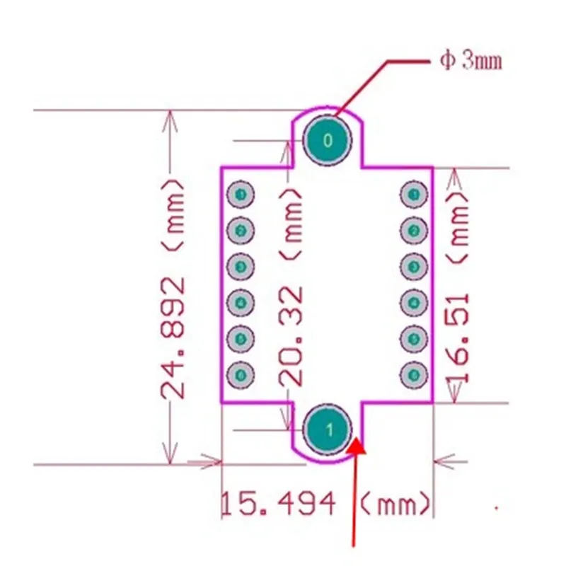 Φ VL53L0X лазерный датчик времени полета дальности модуль последовательного порта