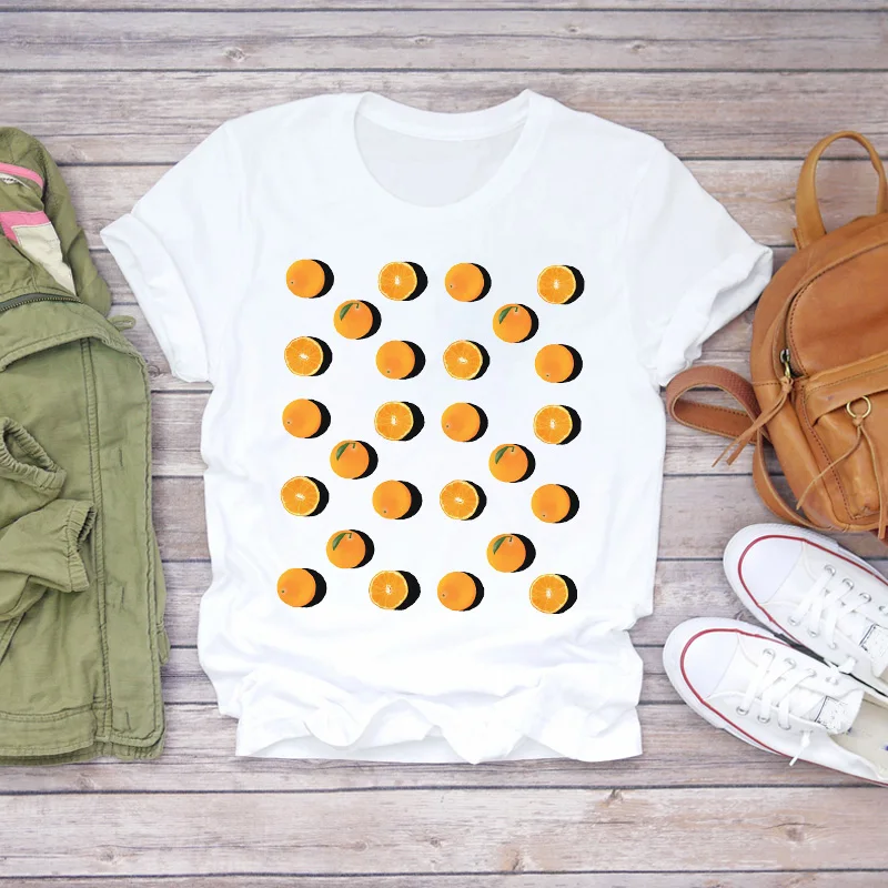 

Women Fruit Plaid Pineapple Aesthetic Streetwear Lady Print T-shirts Top T Shirt Ladies Womens Graphic Female Tee T-Shirt
