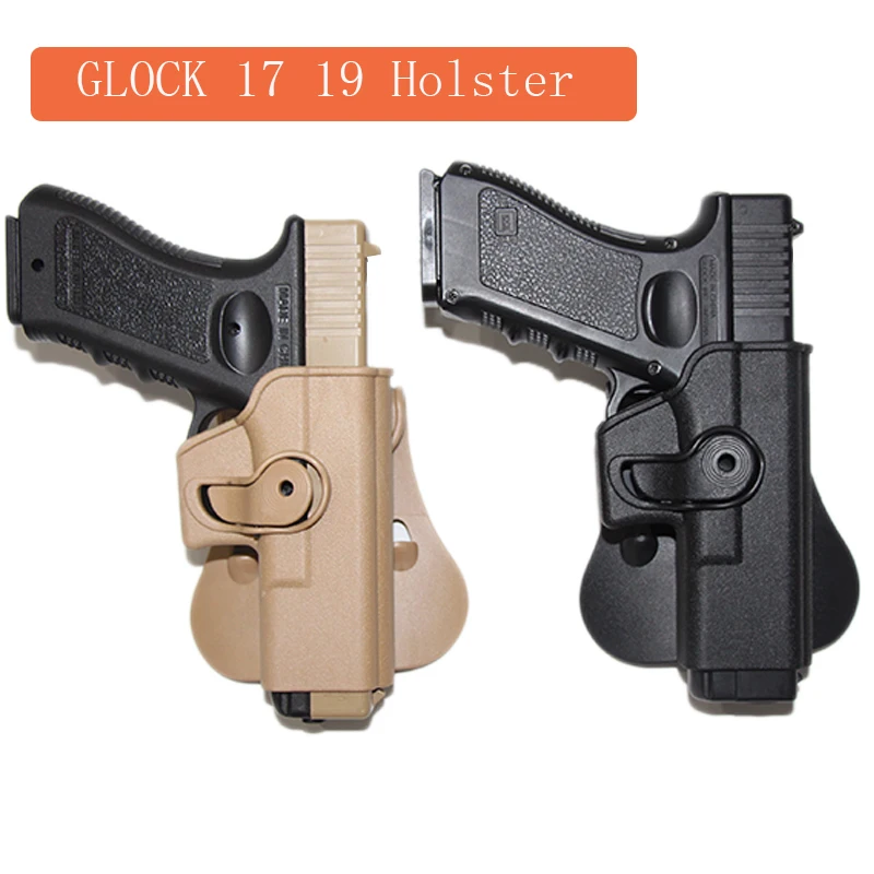 Тактический IMI Glock кобура пистолет кобура для мягкой пневматики для Glock 17 19 22 26 чехол Талия с подсумок для журналов Охотничьи аксессуары
