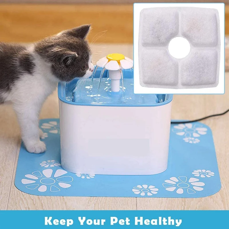 12 шт. сменные фильтры для фонтанов домашних животных 84 унций/2 5л Автоматический