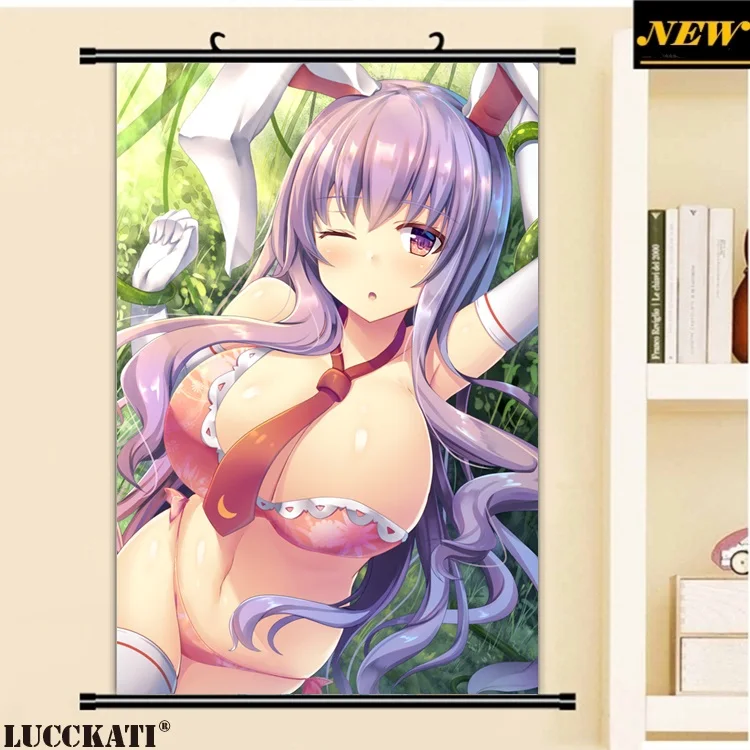 Художественный плакат с изображением девушки Тохо бикини груди попа