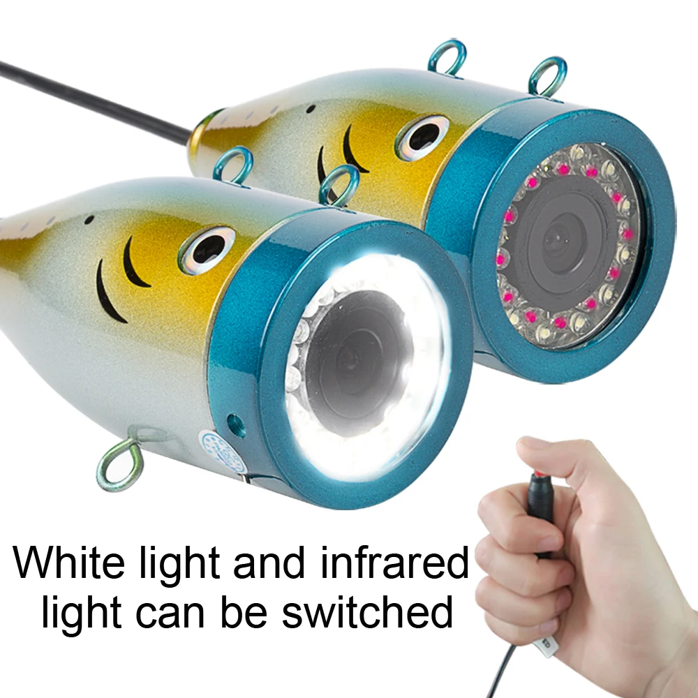 Pаспродажа WF01B 3-в-1 HD 1200TVL подводный рыболокатор, видеокамера для рыбалки, 9-дюймовый монитор, 24 светодиода, эхолот, рыболокатор CE, 15 м, 30 м