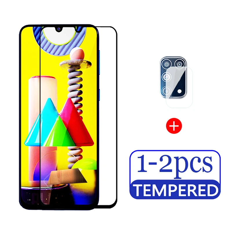 1 2 шт стекло камеры для samsung m30s Защитное galaxy m31 закаленное samsun 30 m m30 s 31|Бамперы| |