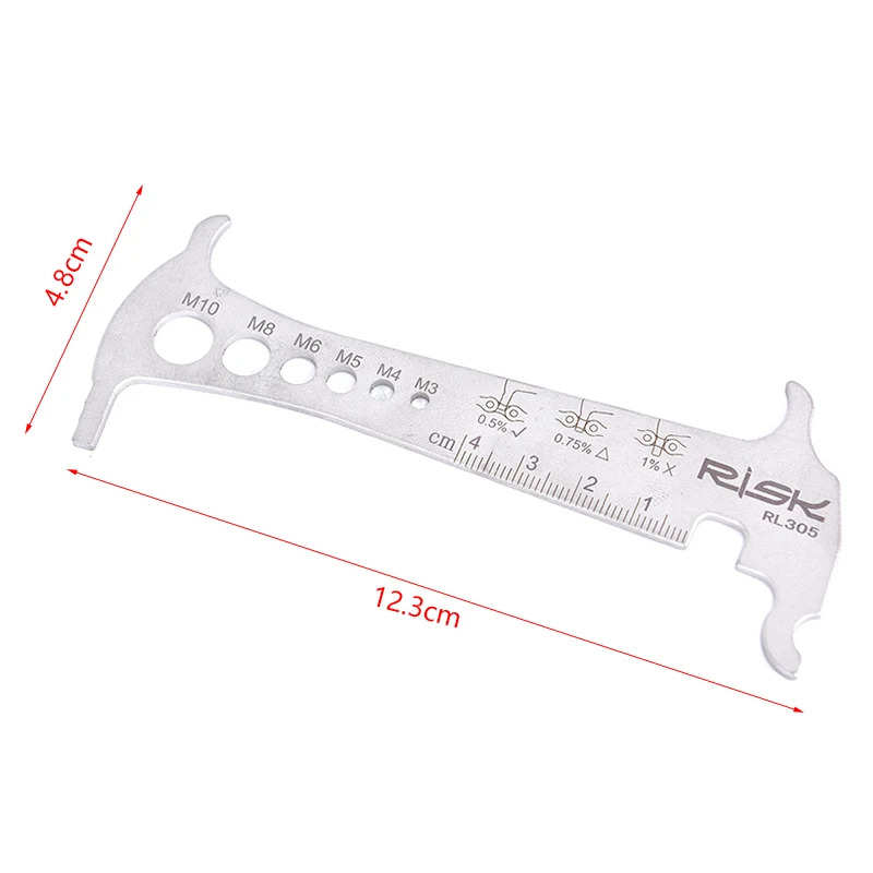 

1Pc Bike Chain Wear Indicator Mountain Repair Tool Road MTB Bicycle Checker Kits Multi-Functional Accessories