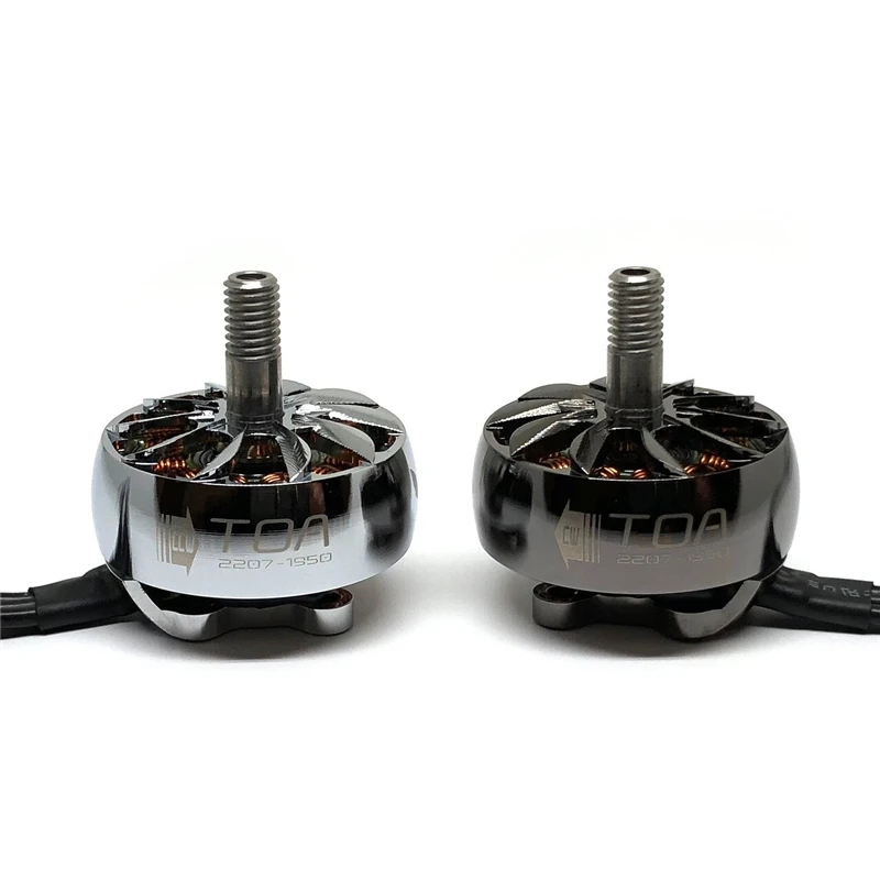 

1/2/4 PCS Karearea TOA TURBINE 2207 1950KV 2-7S Brushless Motor for RC FPV Racing Drone RC Quadcopter Spare Parts RC Parts
