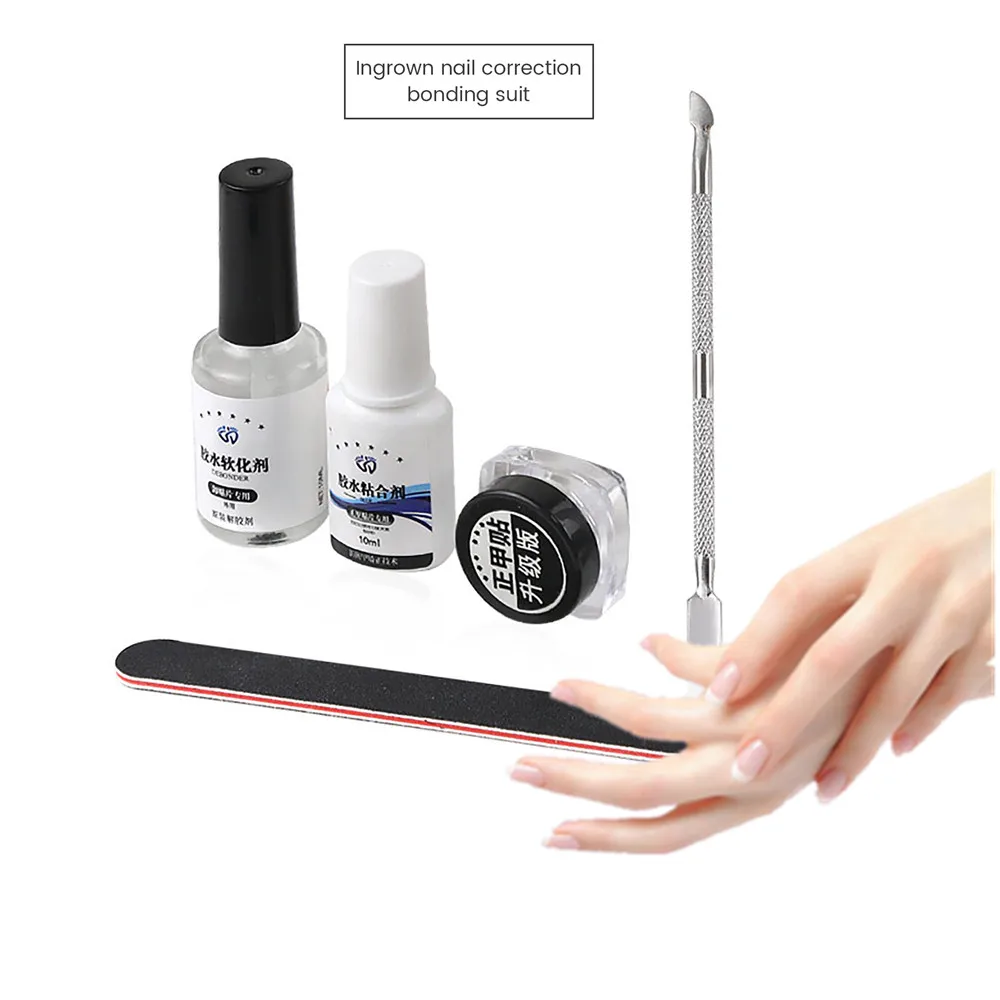 

Ingrown Toe Treatment Corrector Nail Correction Stickers Kit Thumb Curved Paronychia Brace Nail Inset Fixer Pedicure Tools