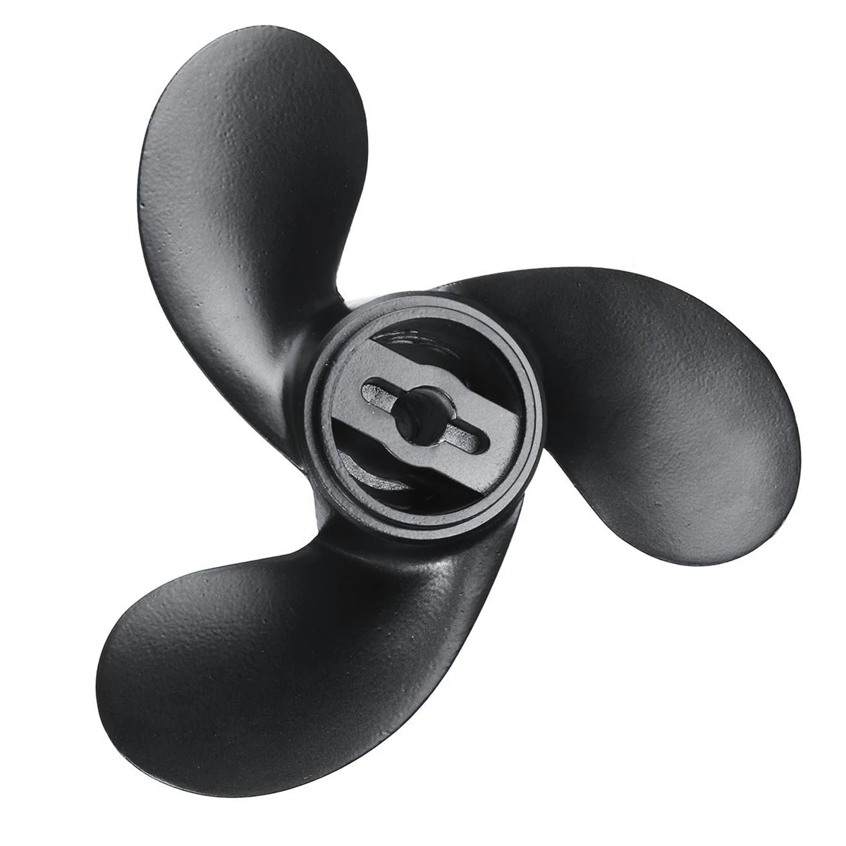 

1pc Propeller Marine Right Parts Aluminum Alloy Black 2.2-3.3HP Rotating
