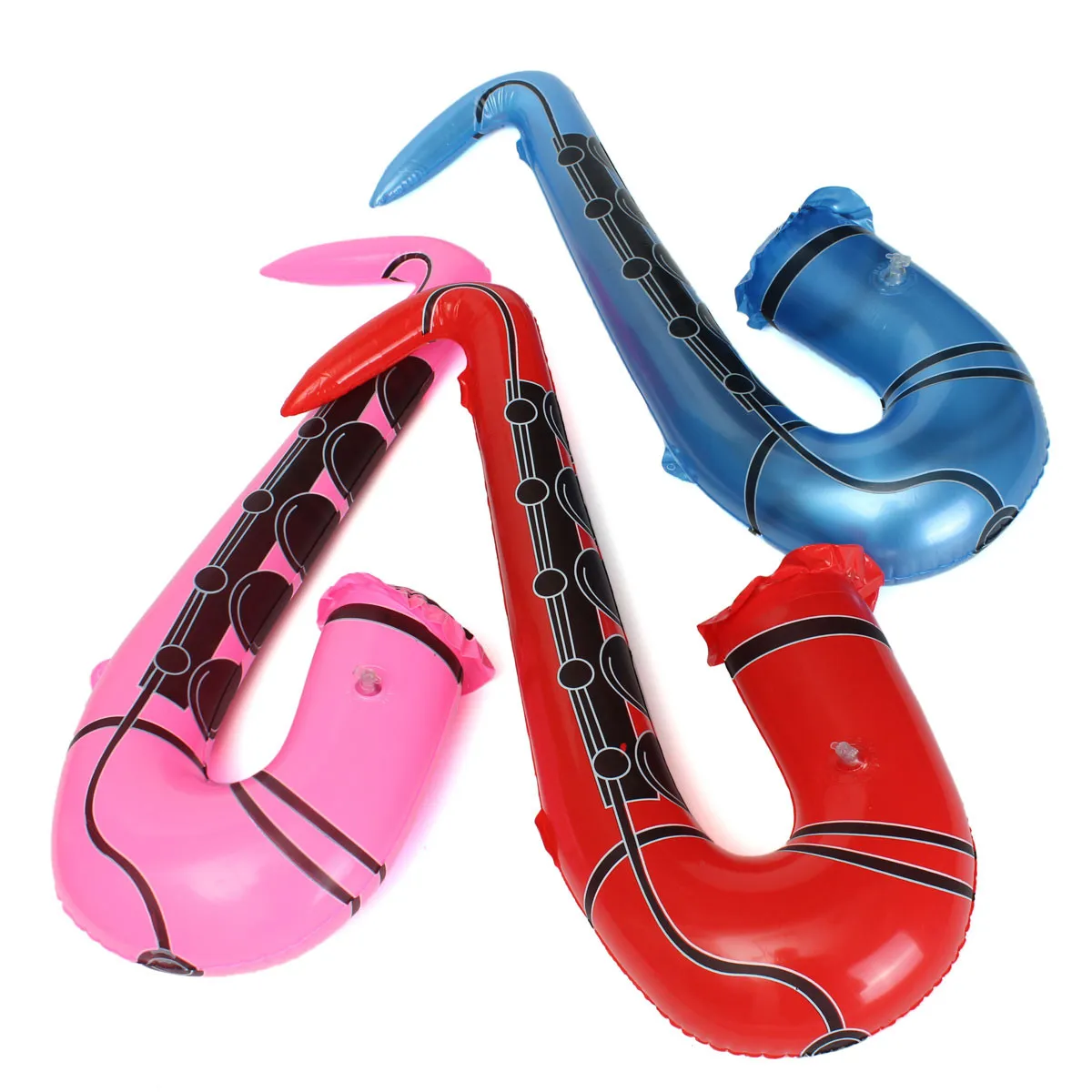 Funny Random Color Inflatable Roll Saxophone Guitar Toys Fancy Blow Up Kids Holiday Party Rock Band | Игрушки и хобби