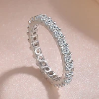 925 silver rings for women cubic zirconia ring white gold bridal wedding engagement trendy jewelry bijoux femme
