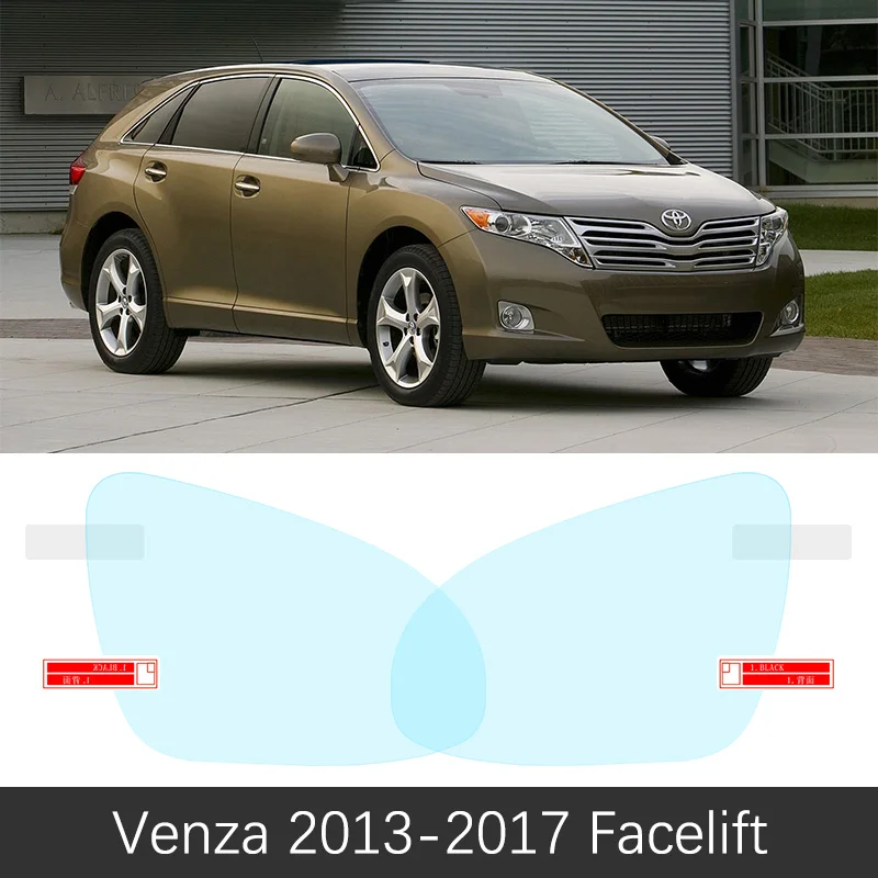 Venza 2013-2017 Для Toyota Venza 2009~ полное покрытие зеркало заднего вида противотуманные пленки непромокаемые противотуманные пленки аксессуары 2011 2012 - Название цвета: Venza 2013-2017
