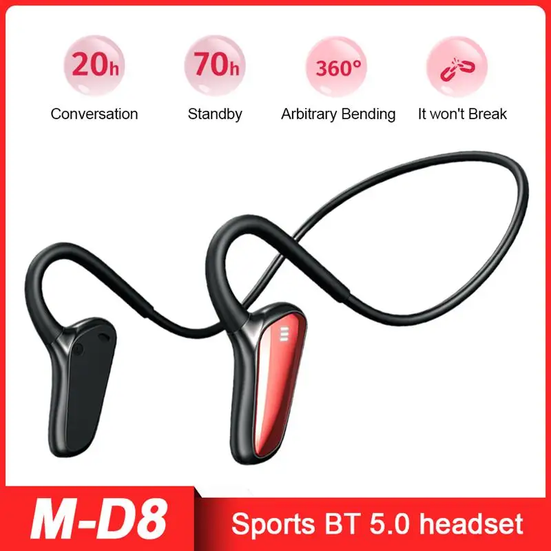 

Беспроводные наушники с костной проводимостью, Hi-Fi стерео наушники для бега, беспроводная Спортивная гарнитура громкой связи с микрофоном