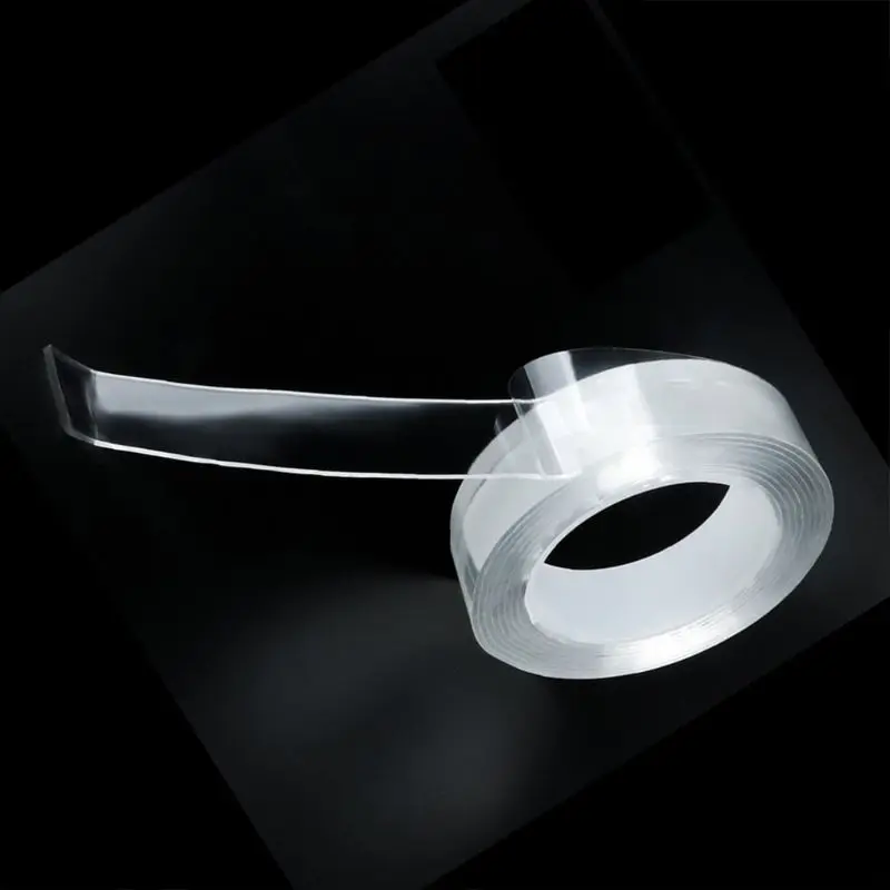 

1m Double-sided Grip Tape Traceless Washable Adhesive Tape Nano Invisible Gel