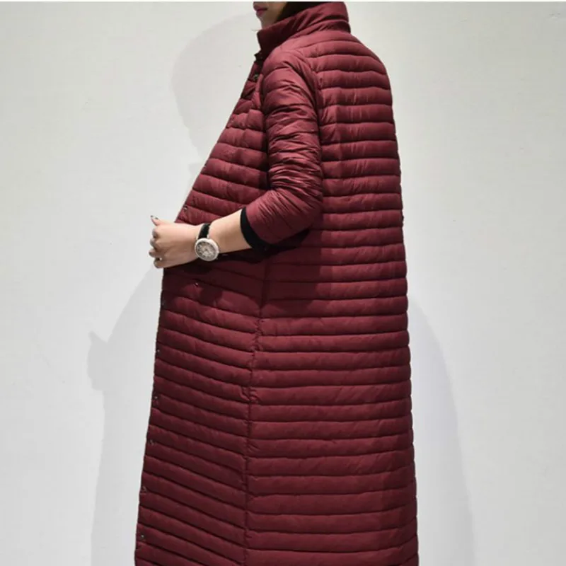 Warm 20% White Womens Duck Down Women Long Parkas Winter Coat Female Puffer Jacket Abrigo Mujer YY1100 | Женская одежда