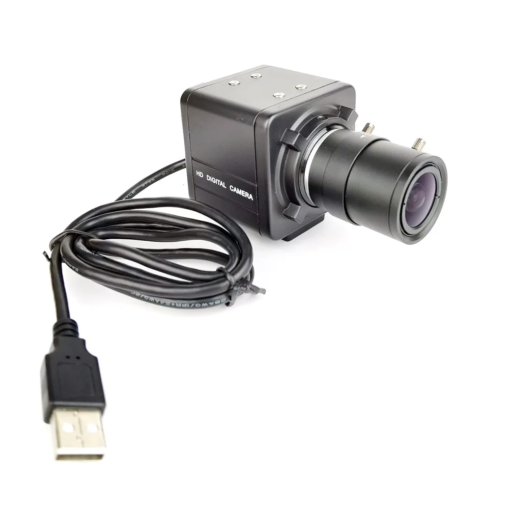 HD IMX291 USB веб-камера 5-50 мм 2 8-12 варифокальный объектив мегапикселя