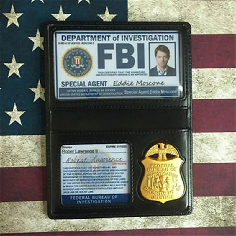 Сверхъестественные FBI Дин Сэм Винчестер металлический держатель карточек ID карты бумажник Хэллоуин косплей реквизит аксессуары рождественские подарки