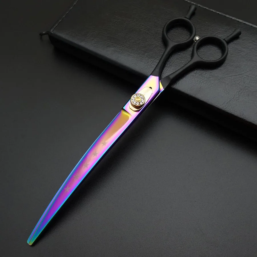 8 дюймов профессиональные ножницы для ухода за домашними животными, SMITH KING 8〞резка/прямые ножницы/филировщики/изогнутые ножницы 440C высокое качество решетки