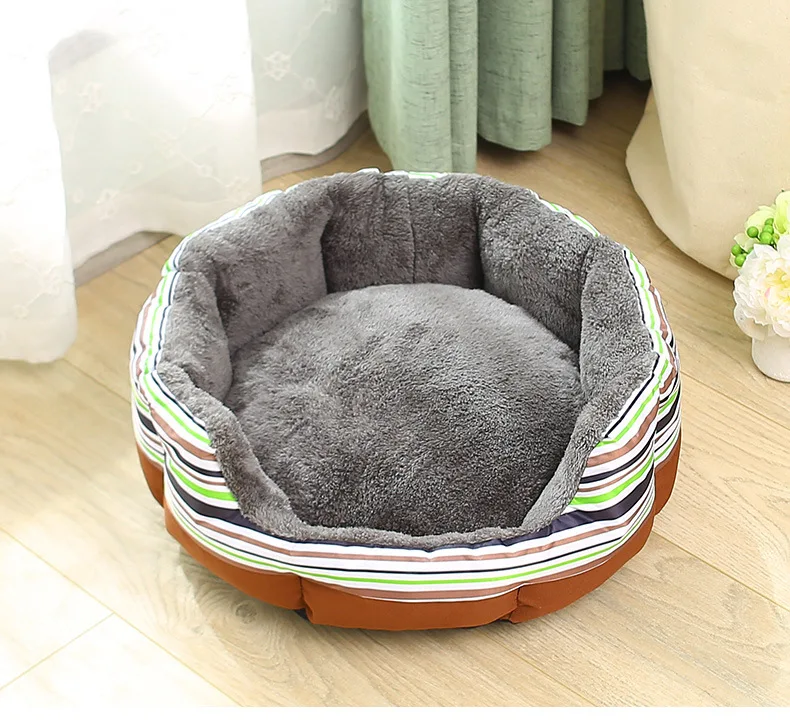

Для питомца собаки кровать плюшевые теплые спальный диван коврик для животных со съемной крышкой для собак и кошек