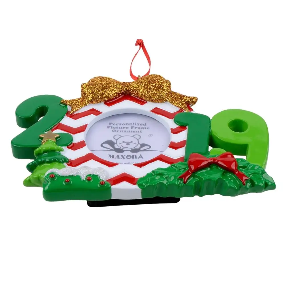 Оптовая продажа рамка для фотографий из смолы 2019 рождественские украшения