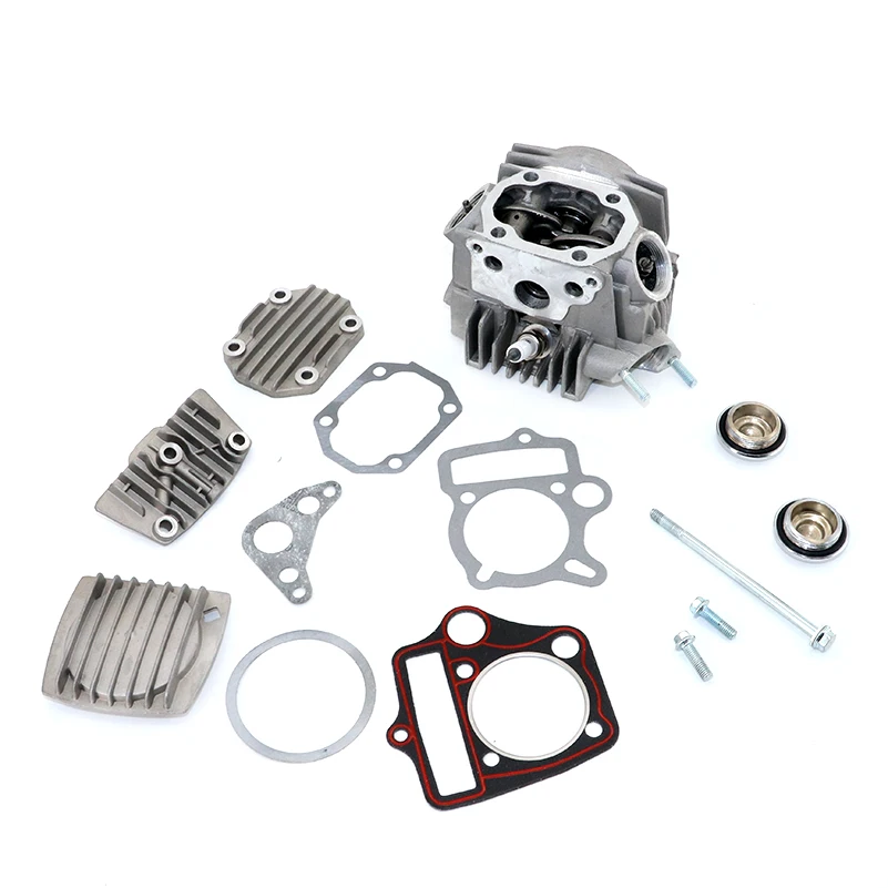 

Комплект головки цилиндра для двигателя 110cc Taotao Roketa Sunl ATV внедорожника Полный комплект головки цилиндра мотоцикла головка цилиндра