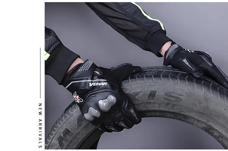 

Breathable mesh summer motorcycle gloves Motocross gloves protective gloves moto racing gloves Leather motorbike gloves