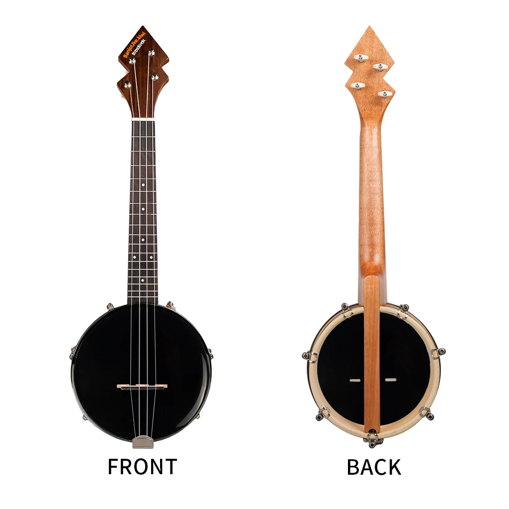26 дюймов Banjo Banjolele укулеле 4-струнный винтажный с сумкой для переноски электронный