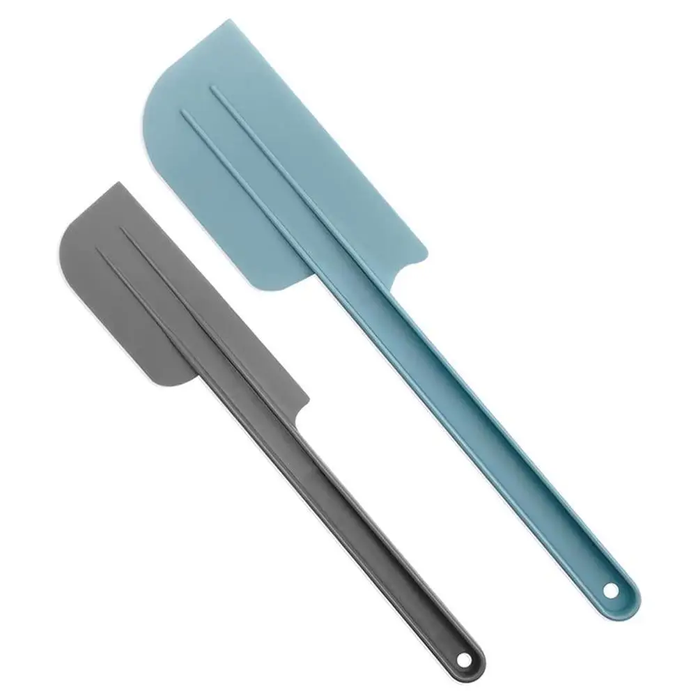 

2Pcs/Set 10inch 12 inch Plastic Spatula Soft Grip Cream Scraper Cutter Kitchen Gadget Baking Tools For Butter Cake Cream Pastry