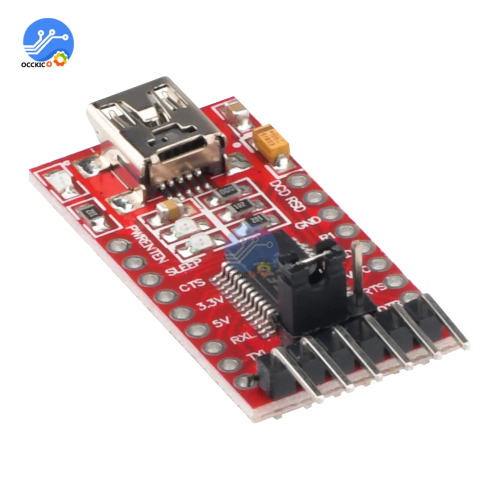 1 шт. FT232RL FT232 FTDI USB к TTL 3 В 5 модуль последовательного адаптера кабель для