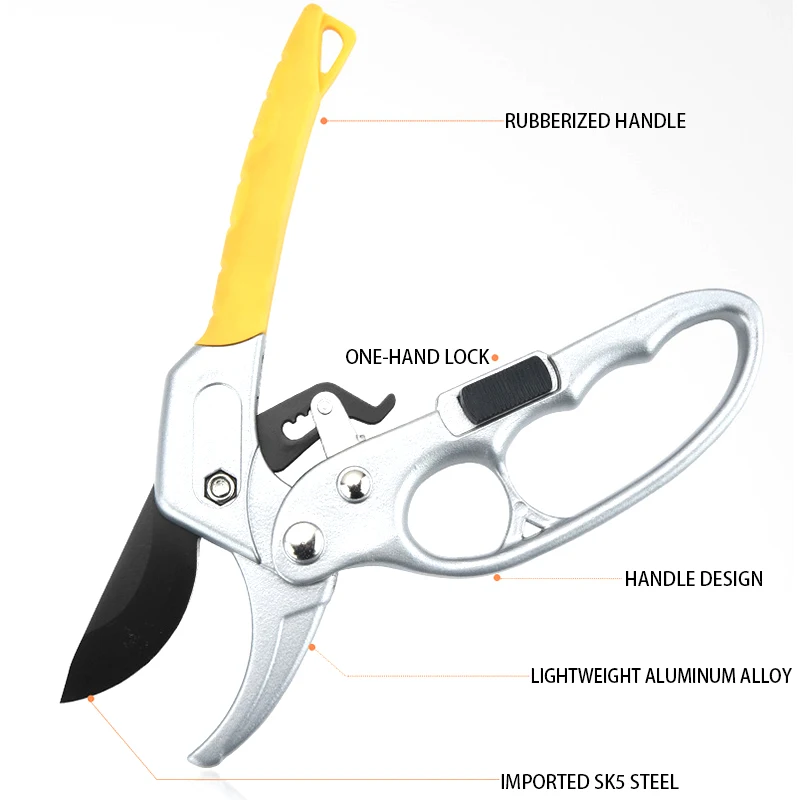 

Durable Sharp Pruning Shears Garden Bonsai Tools Garden Pruning Tools Hedge Clipper Professional Sectional Gardening Scissors
