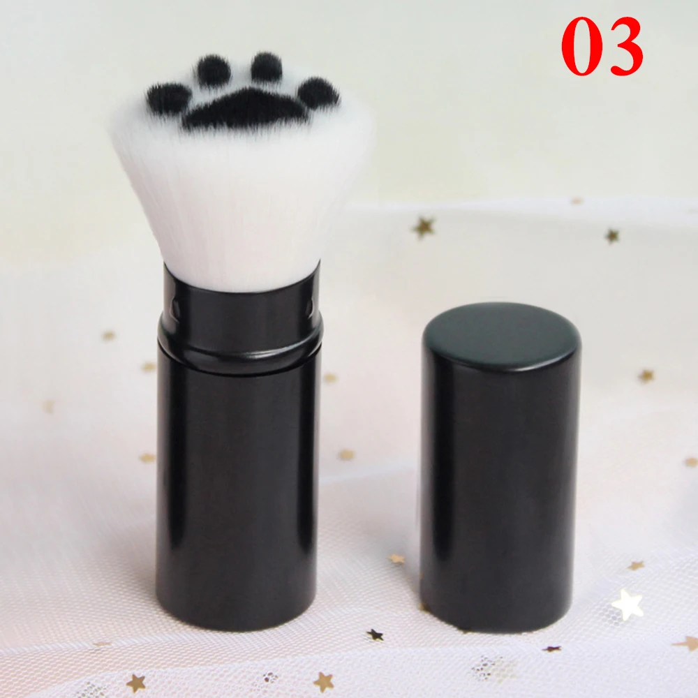 Style 3 1 шт. новые милые кошачьи когти в форме кисти для макияжа лица Пудра Базовая кисть для теней Красота косметические инструменты для макияжа рождественские подарки - Handle Color: Style 3