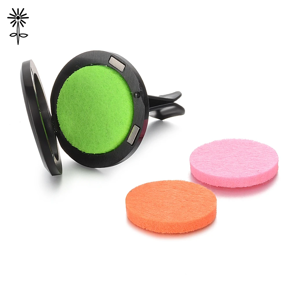 Автомобильный медальон с распылителем для ароматического масла 30 мм эфирное