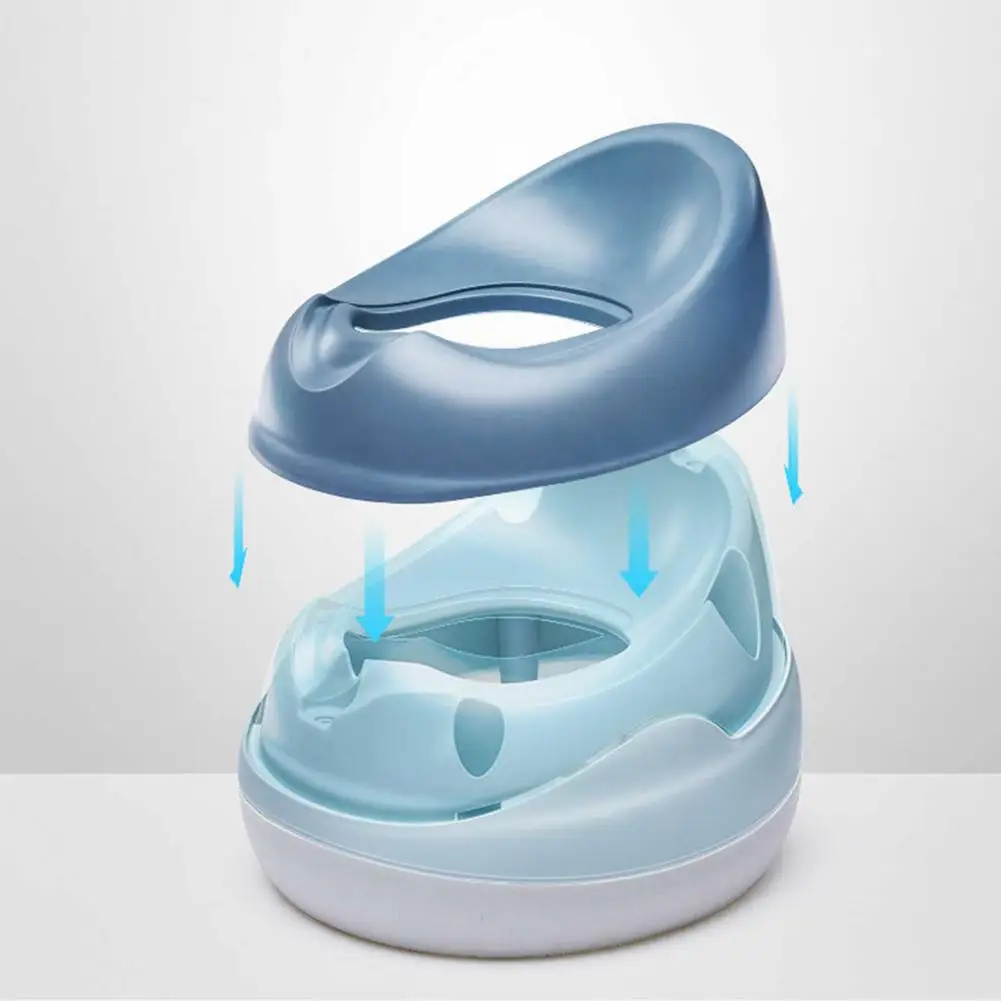 Портативный Детский горшок детский тренировочный Туалет Съемная защита от брызг