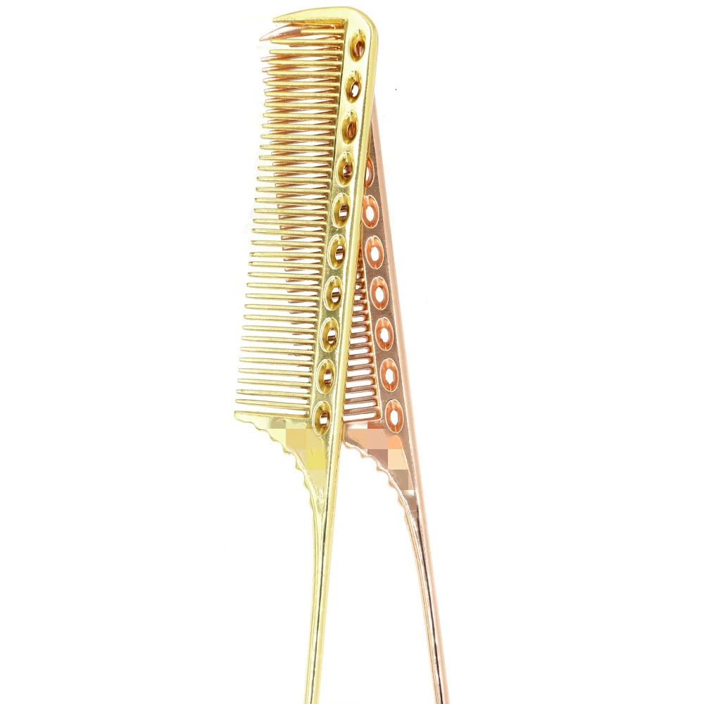 Расческа Парикмахерская Pro прочная металлическая термостойкая расческа из титана 1 шт. инструмент для
