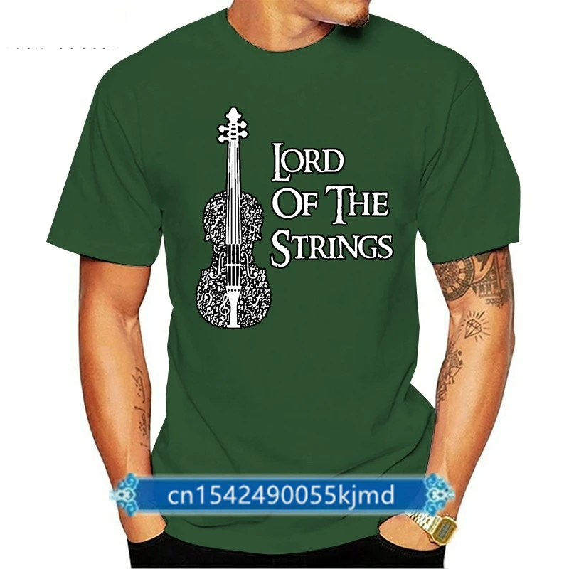 

6071A Lord Of The Strings Violin Cello Fiddle T Shirt Men T-shirt