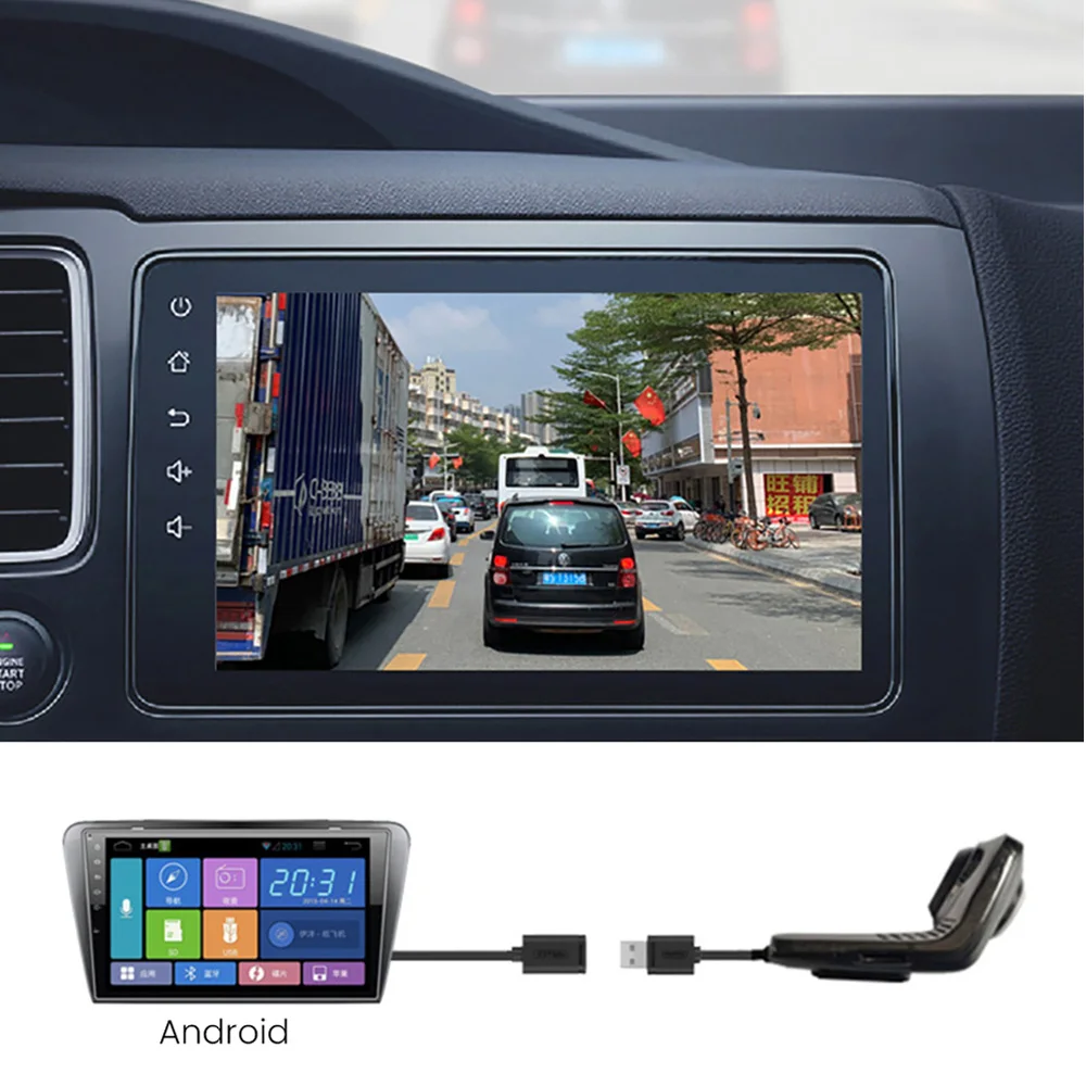 Автомобильный скрытый видеорегистратор AOSHIKE ADAS HD 1080P 32 ГБ USB ночное видение с
