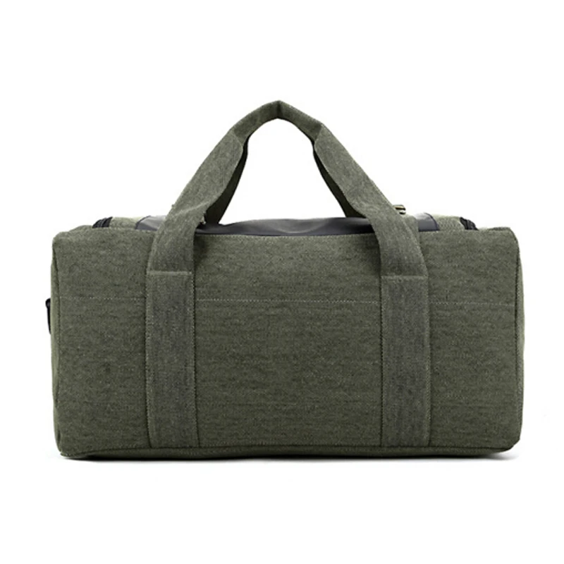 Винтажная холщовая мужская сумка для фитнеса переносная багажа путешествий