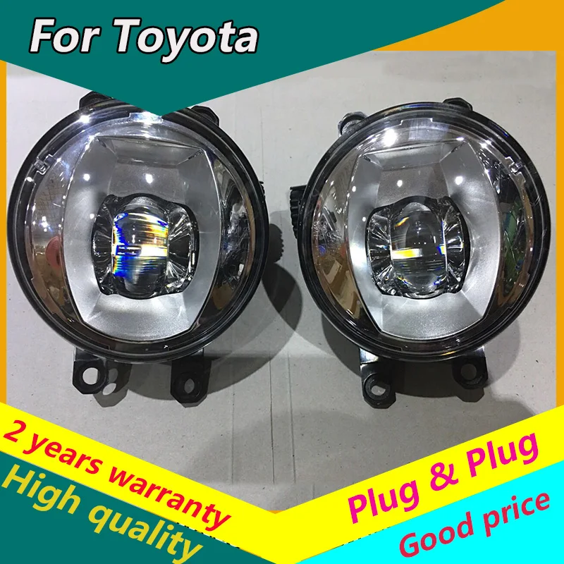 Автомобильный Стайлинг противотуманная фара для Valeo Toyota Highlander Rav4 Prius Yaris