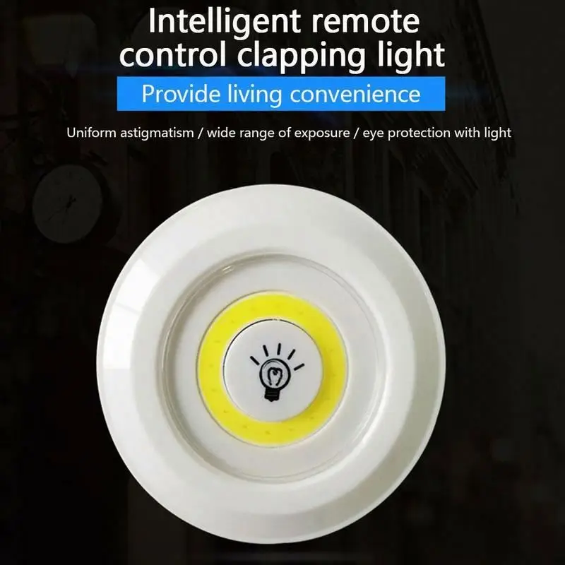 

COB Multiple LED Remote Control Night Light Induction Light Closet Bedside Lamp Cabinet Bedroom Kitchen Bathroom Home Decor