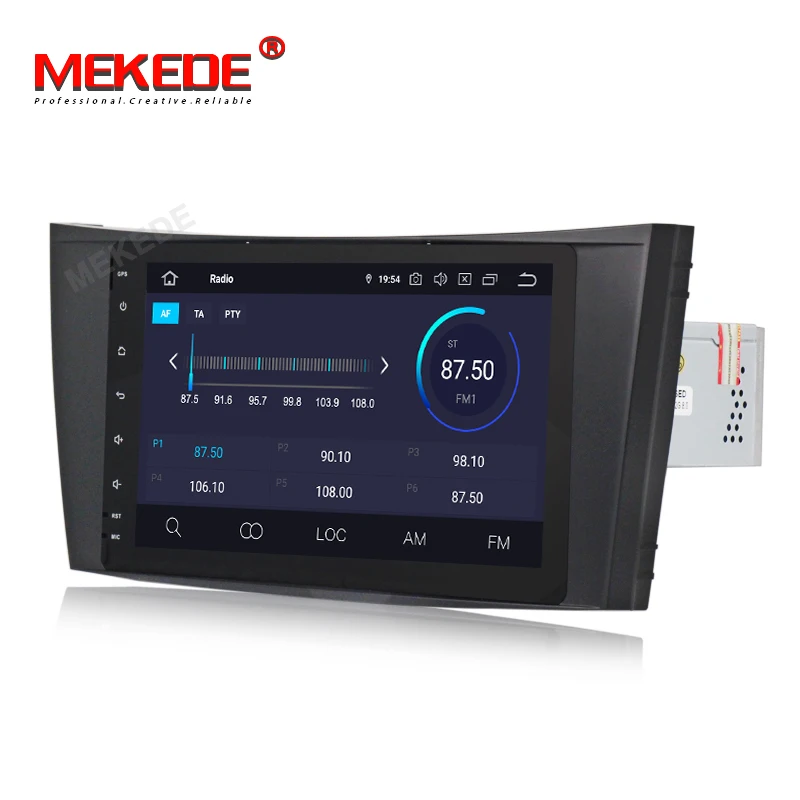 MEKEDE IPS экран DSP Android 9 0 4 + 64G Автомобильный dvd плеер для Mercedes Benz E Class W211 E200 E220 E300 E350 Wifi